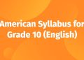 american syllabus for grade 10 english